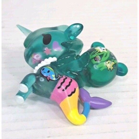 Tokidoki Unicorno & Friends Palette Aquamarina Vinyl Figure Blue Translucent - Picture 5 of 5